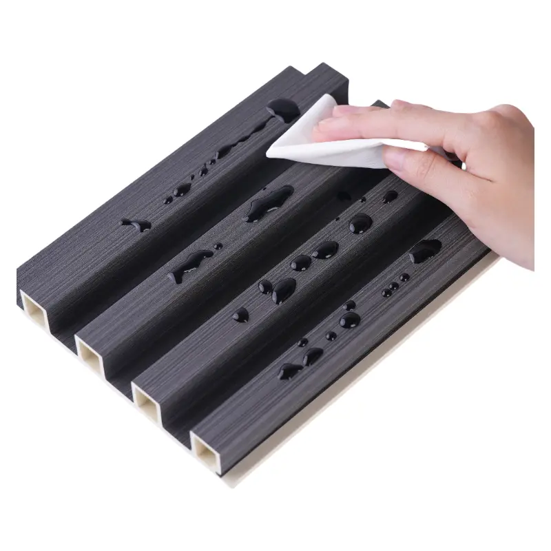 Factory Customized Home Decoration Interior Building Material Wood Plastic Composite Cladding WPC Wall Panel